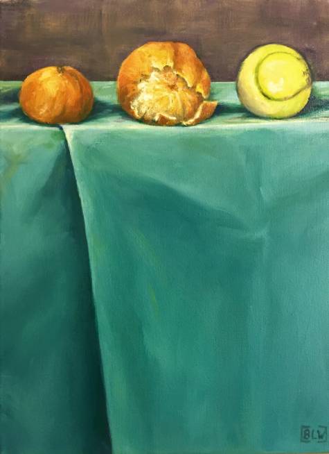 tie break, 40 x 30 cm, öl auf lw, 1-19